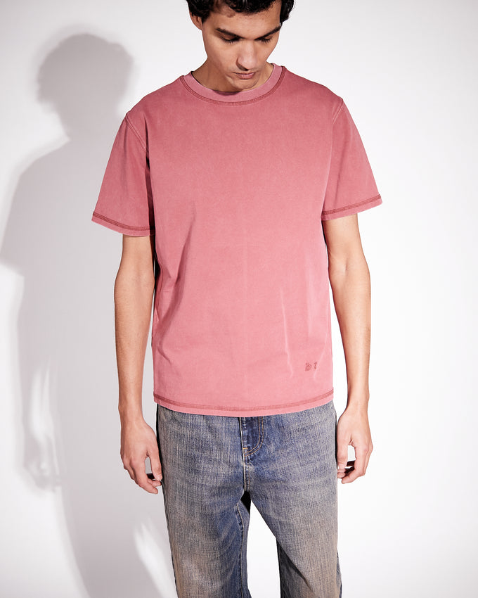 BT T-shirt Washed Dusty Red
