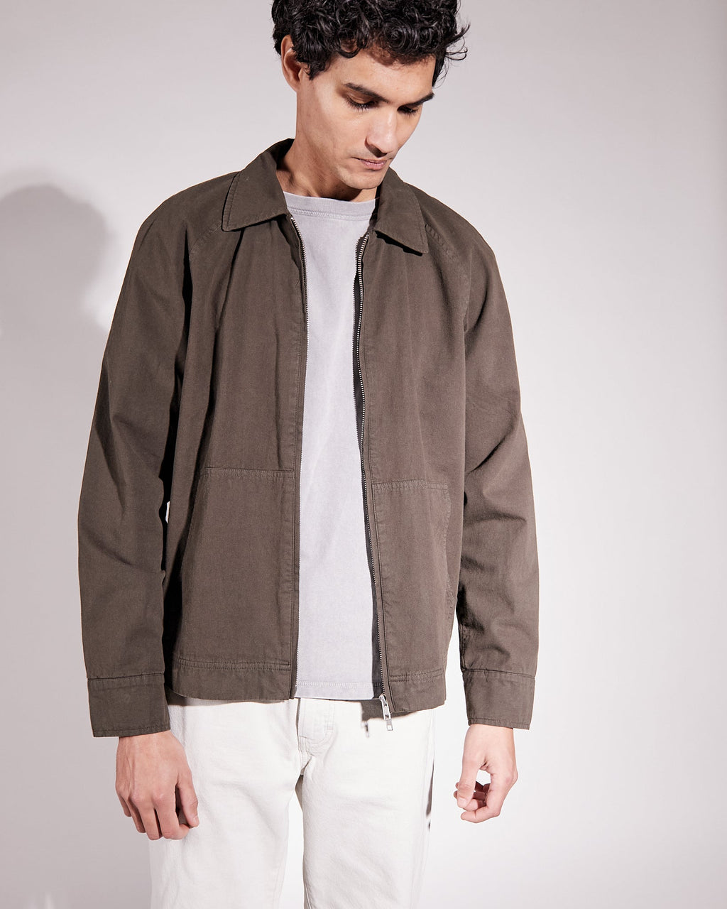 Carter Twill Washed Dark Olive