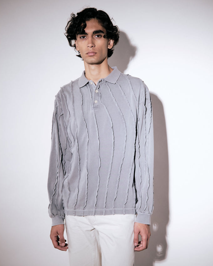 Cory Fluid Distressed Washed Grey