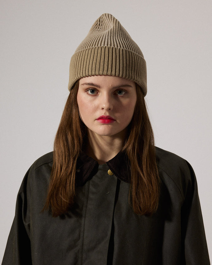 Cotton Beanie Khaki