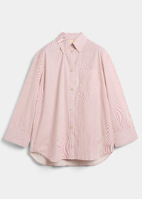 Rhona Pink Glitch Stripe