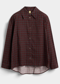 Stella Burgundy Fluid Check